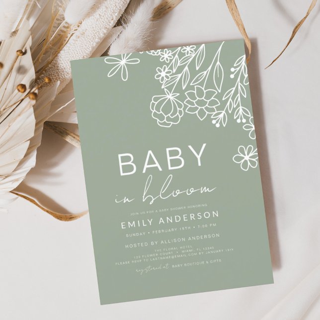 Budget Sage Green Wildflower Baby in Bloom Baby (Creator Uploaded)