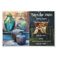 Budget Save the Date Party Invitation