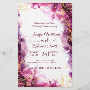 Budget Save The Date Wedding Invitation Flyer