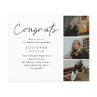  Budget Script 4 Photo Graduation Party Invitation