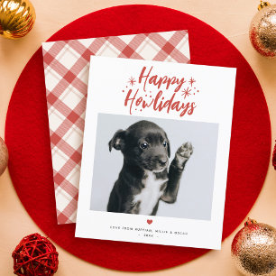 Budget Script Happy Howlidays Pet Photo Christmas