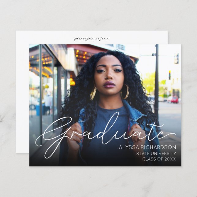 Budget Script Mod Photo Graduation Party (Front/Back)