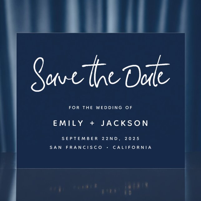 Budget Script Modern Simple Save the Date (Creator Uploaded)