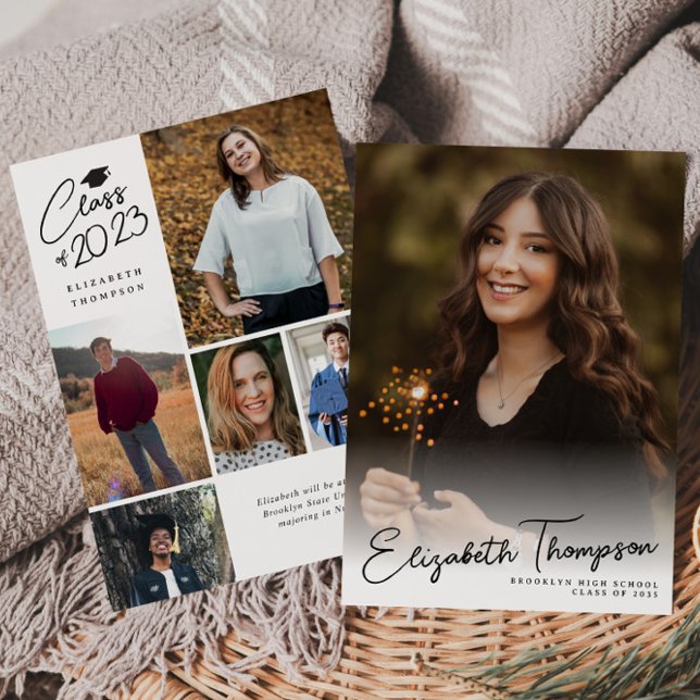 Budget Script Name Photo Graduation Announcement (Creator Uploaded)