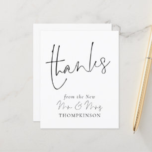 Budget Script New Mr Mrs Wedding Any Colour Thanks