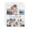 Budget Script Photo Collage Wedding Thank You Card