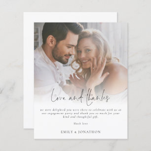 Budget Script Photo Engagement Love and Thanks