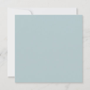 BUDGET Sea Glass Sage Green Monochrome Wedding Invitation
