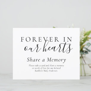 BUDGET Share a Memory Table Sign