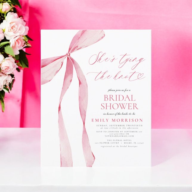 Budget She's Tying the Knot Invitation (Creator Uploaded)
