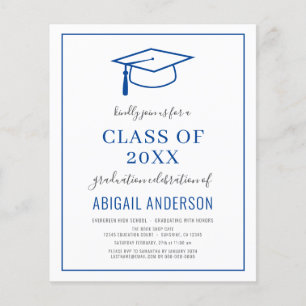 Budget Simple 2023 Graduation Photo Invitation