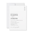 Budget Simple Elegant Wedding