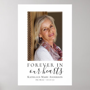 Budget Simple Funeral Welcome Sign