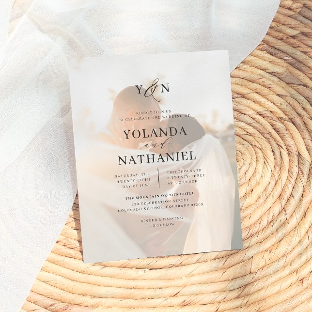 Budget Simple Initials & Calligraphy Photo Wedding (Creator Uploaded)