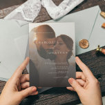 Budget Simple Modern 2 Photo Wedding Invitation<br><div class="desc">Budget Simple Modern 2 Photo Wedding Invitation</div>