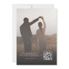 Budget Simple Modern 2 Photo Wedding Invitation