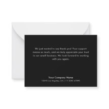 Budget | Simple Modern Small Business Thank You