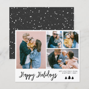 Budget Simple Photo Snowy Christmas Holiday Paper 