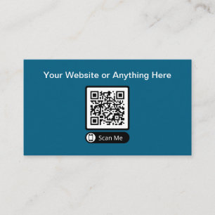 Budget Small Quantity QR Code Business Cards