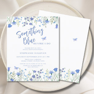 Budget Something Blue Bridal Shower Invitation