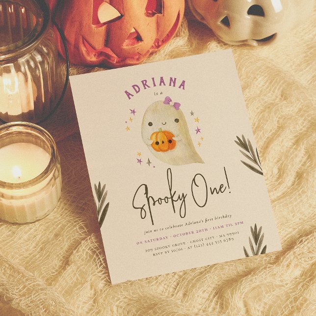 Budget Spooky One Girl Halloween First Birthday (Creator Uploaded)