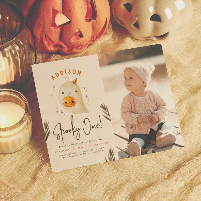Budget Spooky One Halloween First Birthday Photo (Creator Uploaded)
