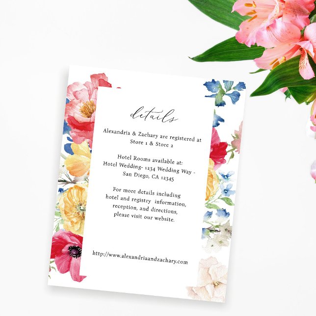 Budget Spring Multi Colour Florals Details Flyer (Creator Uploaded)