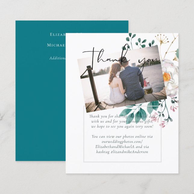 BUDGET Spring Wildflowers Barn Garden Wedding (Front/Back)