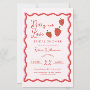 Budget Strawberry Berry In Love Bridal Shower