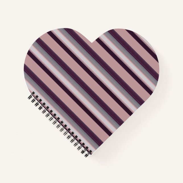 Budget Striped Notebook (Front)