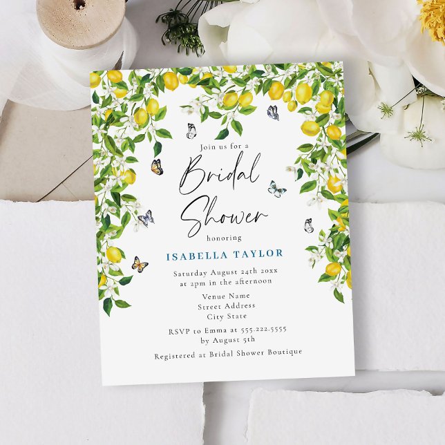 Budget Summer Citrus Lemon Bridal Shower (Creator Uploaded)