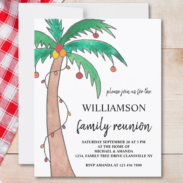 Budget Summer Family Reunion Invitation  (Creator Uploaded)