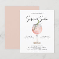 Budget Summer Soiree Drinks Cocktail Party Pink