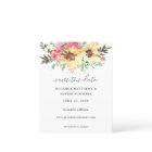 Budget Summer Sunflower Floral Save the Date