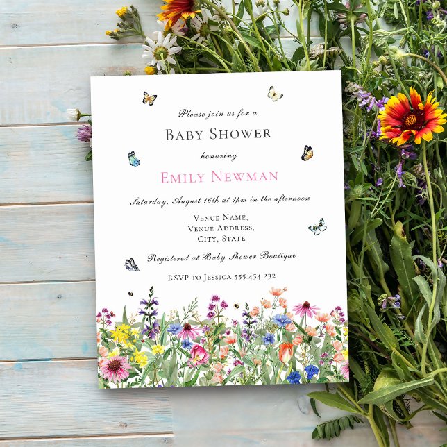 Budget Summer Wildflower Baby Shower (Creator Uploaded)