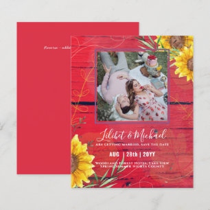 BUDGET Sunflowers PHOTO Save Change Date Plans