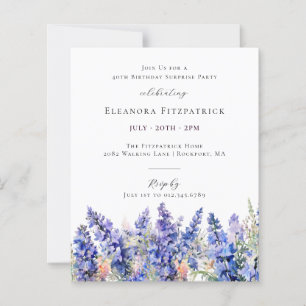 BUDGET SURPRISE 40th Birthday July Birth Flower