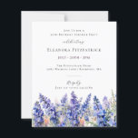 BUDGET SURPRISE 50th Birthday July Birth Flower<br><div class="desc">Create a beautiful summer birthday theme for your July celebration around July's Birth Flower - Blue Larkspur. Larkspur is also known as Delphinium.</div>