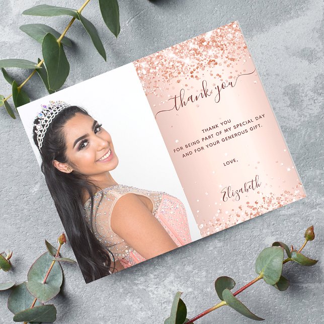 Budget Sweet 16 rose QR code photo thank you (Creator Uploaded)