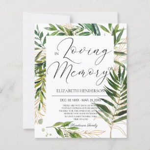 BUDGET Sympathy Thank You Card. Paper Sheet