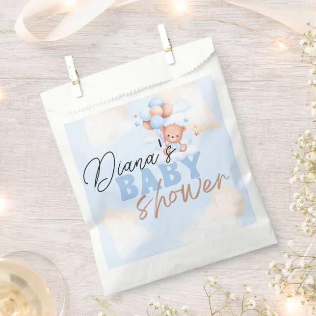 budget teddy bear baby shower,books for baby invit favour bags (Clipped)