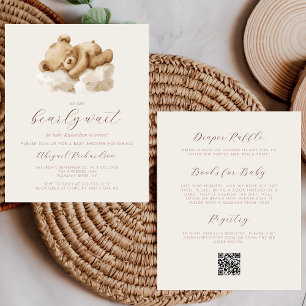 Budget Teddy Bear Neutral All in One Baby Shower