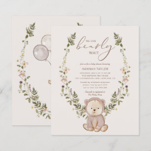 Budget Teddy Bear We Can Bearly Wait Baby Shower