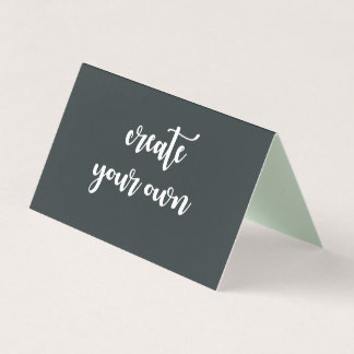 Budget Template Fab Cool Business Card