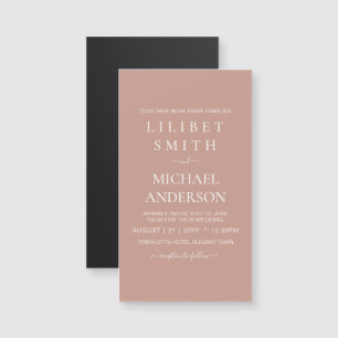 BUDGET Terracotta Monochrome Wedding 