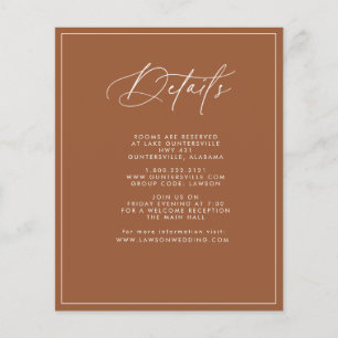 Budget TerracottaDetails Card