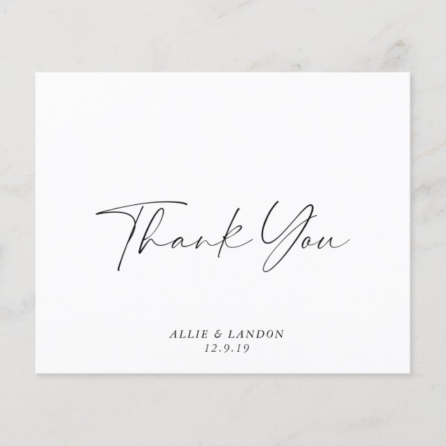 BUDGET Thank You Card (Front)