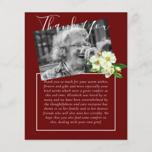 BUDGET Thank You Funeral Memorial Obituary PHOTO