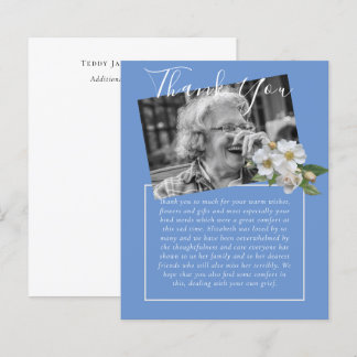 BUDGET Thank You Funeral Memorial Obituary PHOTO
