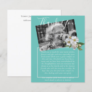 BUDGET Thank You Funeral Memorial Obituary PHOTO